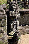 Candi Panataran - Platform at the north-west of the compound. Dvarapala. 